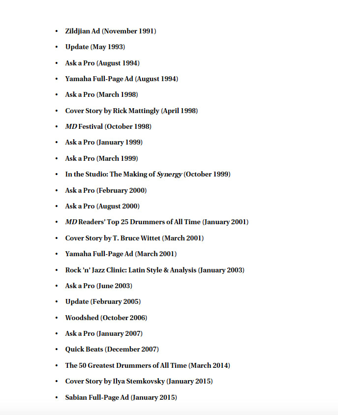 Dave Weckl Artist Pack