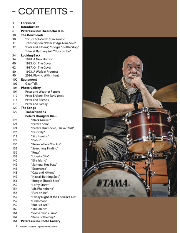 Peter Erskine Legends Book Vol 6