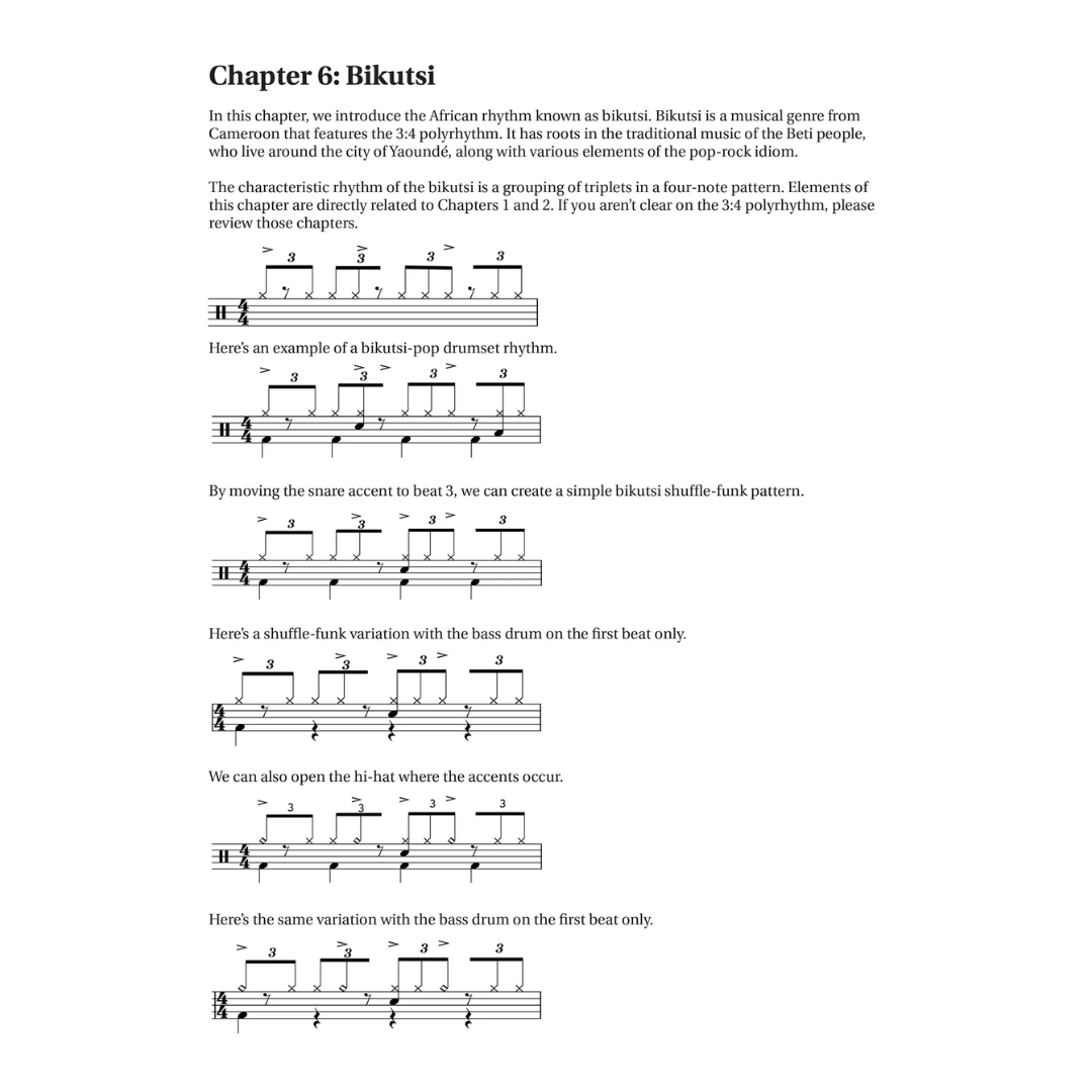 Drum Exercises in African American Funk